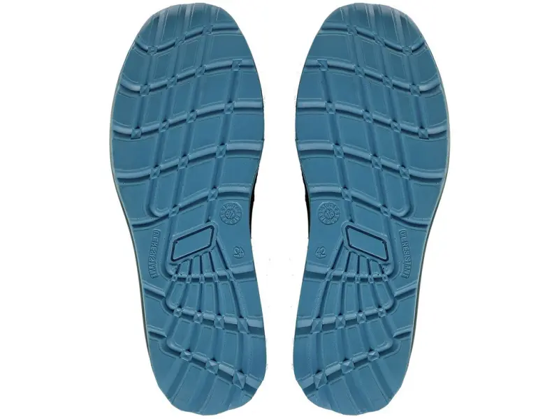 Obuv polobotka CXS TEXLINE KORNAT O1, černo-modrá, vel. 35